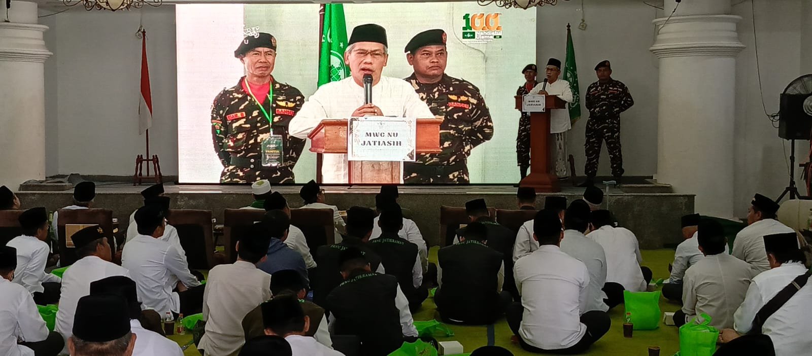 Pelantikan MWC NU Jatiasih, KH. Said Asrori Ingatkan Niat Khidmah