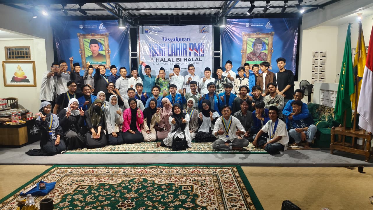 Tasyakuran Harlah PMII ke-66 dan Halal Bihalal PC PMII Kota Bekasi Perkuat Ukhuwah Kader Lintas Generasi